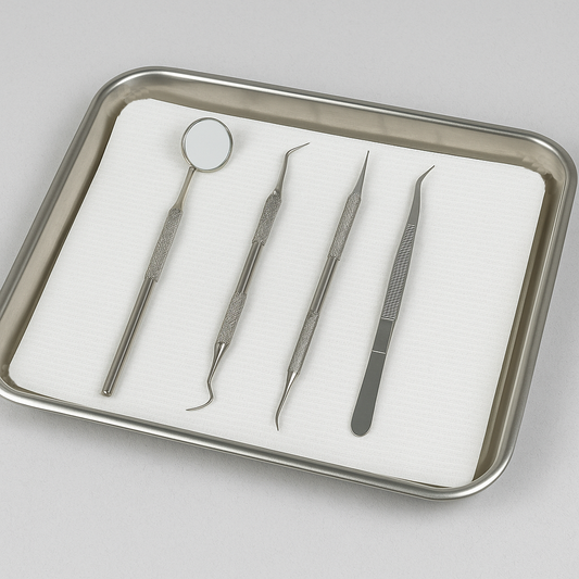 Dental Tray Covers 70g paper close up