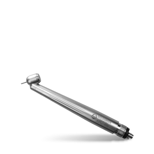 Surgical Dental Handpiece 45 Degree Angle – LED Light, Push Button | 4-Hole Connection