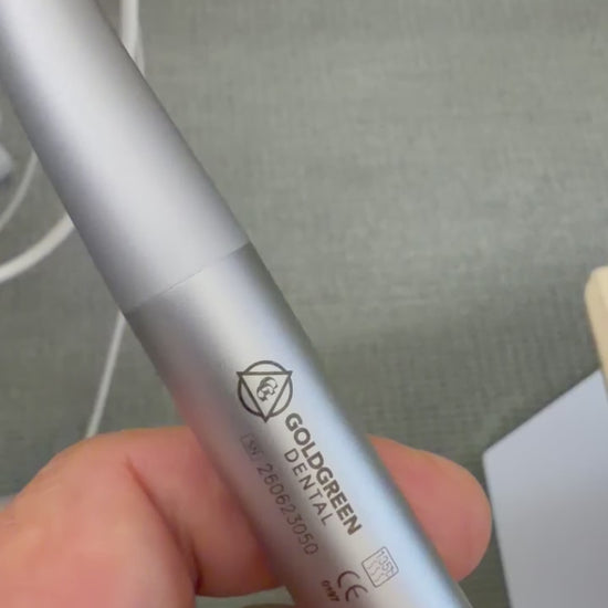 KaVo-compatible A026 high-speed dental handpiece with LED light and push-button chuck — product demo video