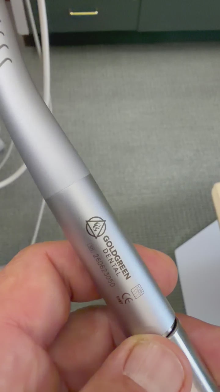 KaVo-compatible A026 high-speed dental handpiece with LED light and push-button chuck — product demo video